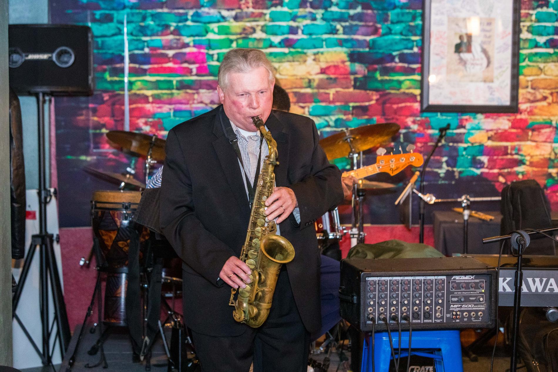 Gene Parker performing