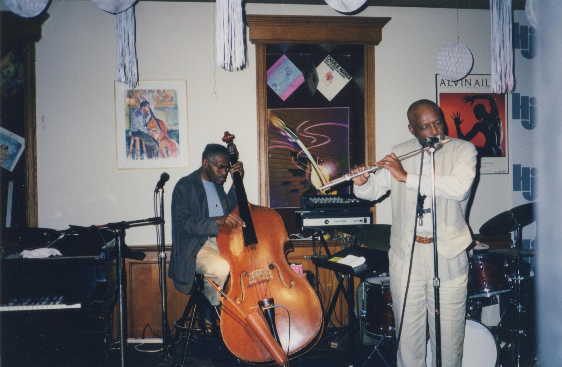 Clifford Murphy on bass at Murphy's Place