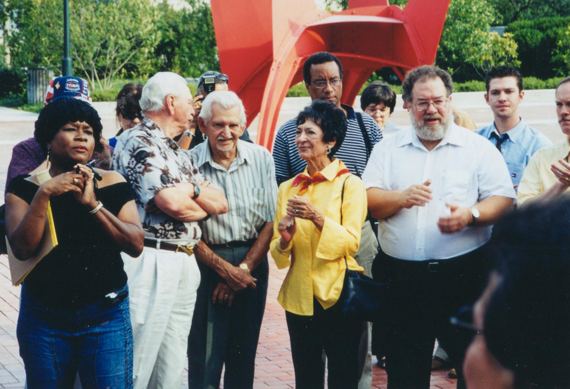 Toledo jazz musicians gathered together